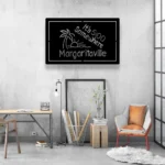Beach Coastal Metal Sign It 500 Somewhere Margaritaville 1