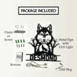 Beach Coastal Metal Sign Personalized Starfish Trio Name 1