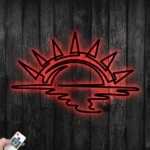 Beach Coastal Metal Sign Sunshine 1