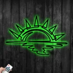 Beach Coastal Metal Sign Sunshine 1