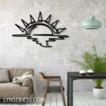 Beach Coastal Metal Sign Sunshine 1