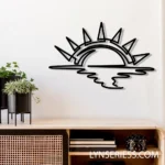 Beach Coastal Metal Sign Sunshine 1