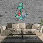 Beach Coastal Neon Sign Anchors Up 1