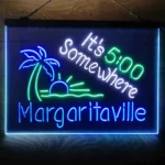 Beach Coastal Neon Sign It 500 Somewhere Margaritaville 3 Color 1