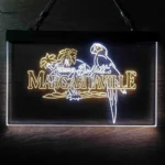 Beach Coastal Neon Sign Margaritaville Jimmy Buffett Parrot 1