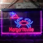 Beach Coastal Neon Sign Margaritaville Shore Crab 1