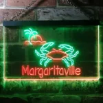 Beach Coastal Neon Sign Margaritaville Shore Crab 1