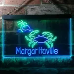 Beach Coastal Neon Sign Margaritaville Shore Crab 1