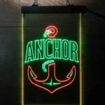 Beach Coastal Neon Sign Nautical Anchor 1