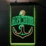 Beach Coastal Neon Sign Nautical Anchor 1