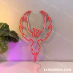 Beach Coastal Neon Sign Phoenix Bird Art 1