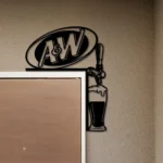 Beer Bar Metal Sign Aampw Root Tap Handle 1