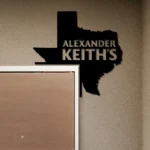Beer Bar Metal Sign Alexander Keith8217s Texas State Map 1