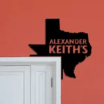 Beer Bar Metal Sign Alexander Keith8217s Texas State Map 1