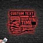 Beer Bar Metal Sign Custom Aged Bourbon Whiskey 1