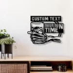 Beer Bar Metal Sign Custom Aged Bourbon Whiskey 1