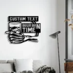 Beer Bar Metal Sign Custom Aged Bourbon Whiskey 1