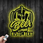 Beer Bar Metal Sign Custom Bar 1
