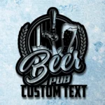 Beer Bar Metal Sign Custom Bar 1