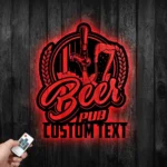 Beer Bar Metal Sign Custom Bar 1