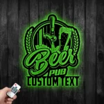 Beer Bar Metal Sign Custom Bar 1