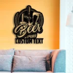 Beer Bar Metal Sign Custom Bar 1