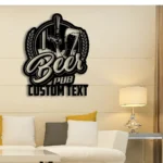 Beer Bar Metal Sign Custom Bar 1