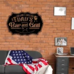 Beer Bar Metal Sign Custom Bar And Grill 1