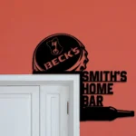 Beer Bar Metal Sign Custom Beck8217s Bottle Cap 1