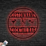 Beer Bar Metal Sign Custom Cocktail Bar Club 1