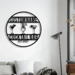Beer Bar Metal Sign Custom Cocktail Bar Club 1