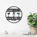 Beer Bar Metal Sign Custom Cocktail Bar Club 1