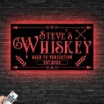 Beer Bar Metal Sign Custom Whiskey Bar 1
