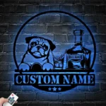 Beer Bar Metal Sign Detailed Alcohol Smoke 1