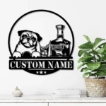 Beer Bar Metal Sign Detailed Alcohol Smoke 1