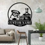 Beer Bar Metal Sign Detailed Alcohol Smoke 1