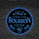 Beer Bar Metal Sign Detailed Bourbon Cigar 1