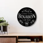 Beer Bar Metal Sign Detailed Bourbon Cigar 1
