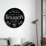 Beer Bar Metal Sign Detailed Bourbon Cigar 1