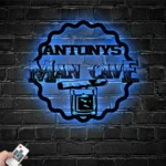 Beer Bar Metal Sign Distinctive Bourbon Cigar 1