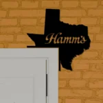 Beer Bar Metal Sign Hamm8217s Texas State Map 1