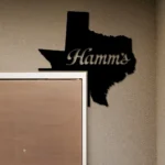 Beer Bar Metal Sign Hamm8217s Texas State Map 1