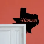 Beer Bar Metal Sign Hamm8217s Texas State Map 1
