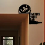 Beer Bar Metal Sign Karlskrone Jug Cap 1