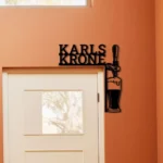 Beer Bar Metal Sign Karlskrone Tap Handle 1