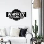 Beer Bar Metal Sign Personalized Bourbon Cocktail Drinking Shop Name 1