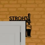 Beer Bar Metal Sign Stroh8217s Tap Handle 1