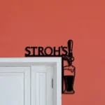 Beer Bar Metal Sign Stroh8217s Tap Handle 1