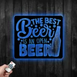 Beer Bar Metal Sign The Best Bar Is An Open 1