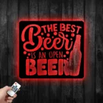 Beer Bar Metal Sign The Best Bar Is An Open 1